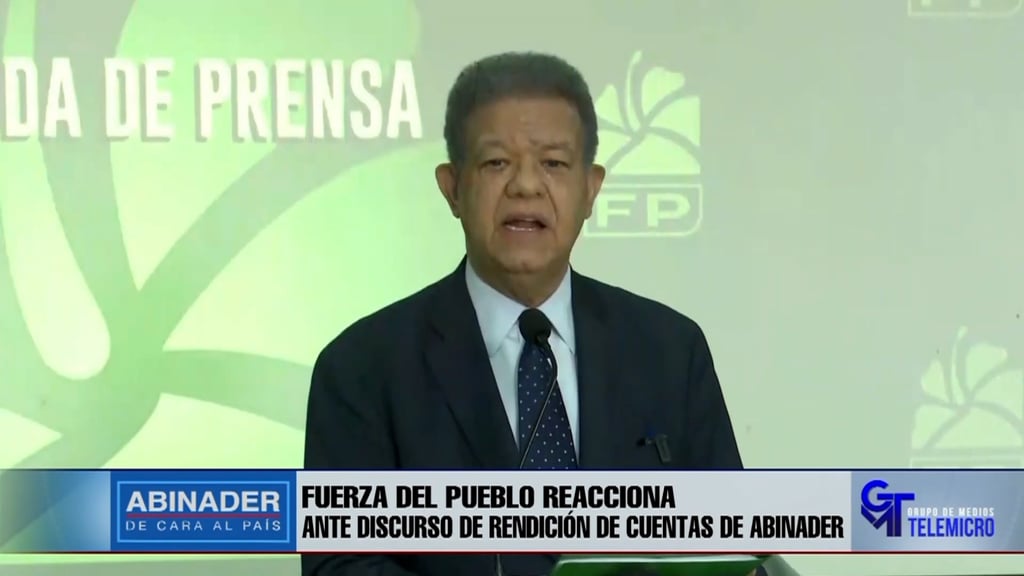 Leonel Fernández califica el discurso de Abinader como una exageración de logros post thumbnail image