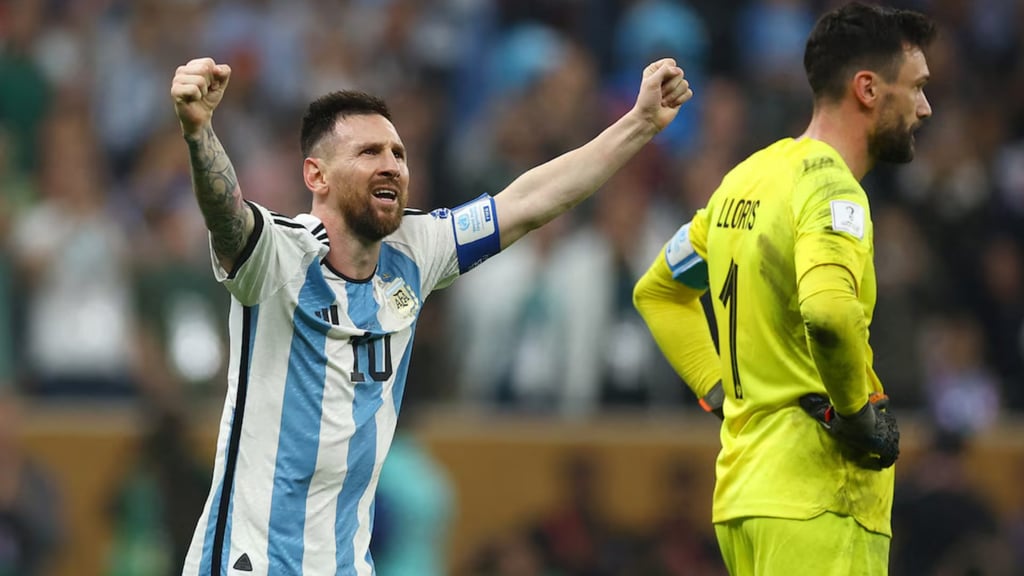 Messi se enfrenta nuevamente a Hugo Lloris tras la final del Mundial post thumbnail image