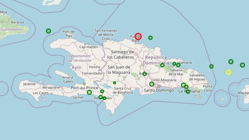 ¡Alerta temblor! Sismo sacude el norte de República Dominicana este viernes post thumbnail image