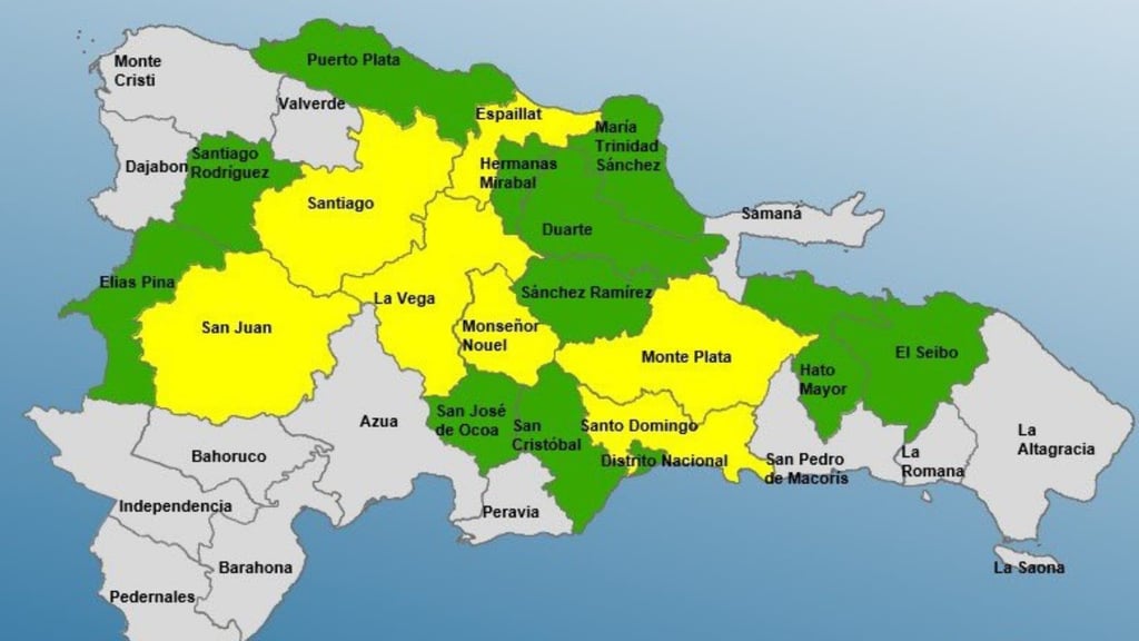 COE mantiene alerta amarilla en 7 provincias y alerta verde en 12 por vaguada post thumbnail image