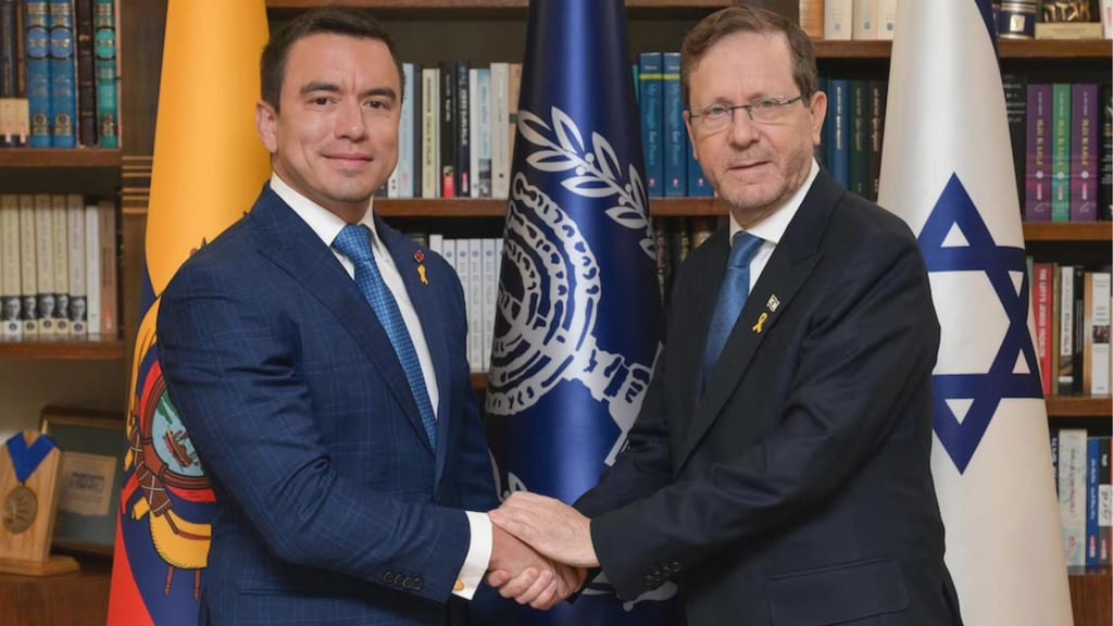 Israel ofrece inteligencia a Ecuador para combatir los cárteles, según Daniel Noboa post thumbnail image